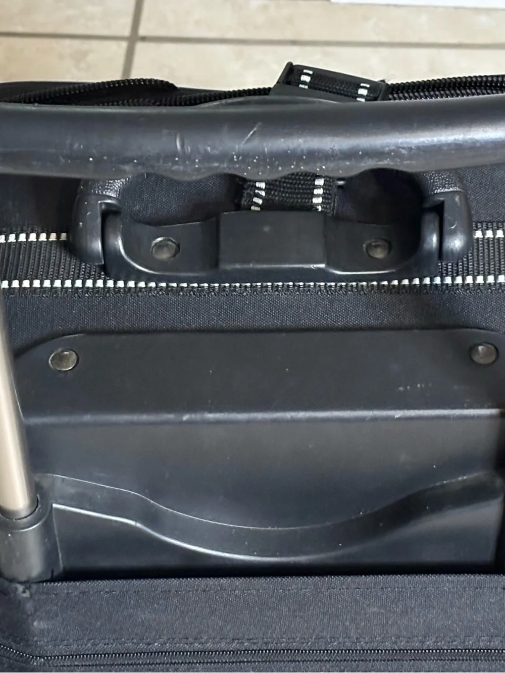 27”Black Rolling Carry-On Suitcase - Travel Trolley Bag